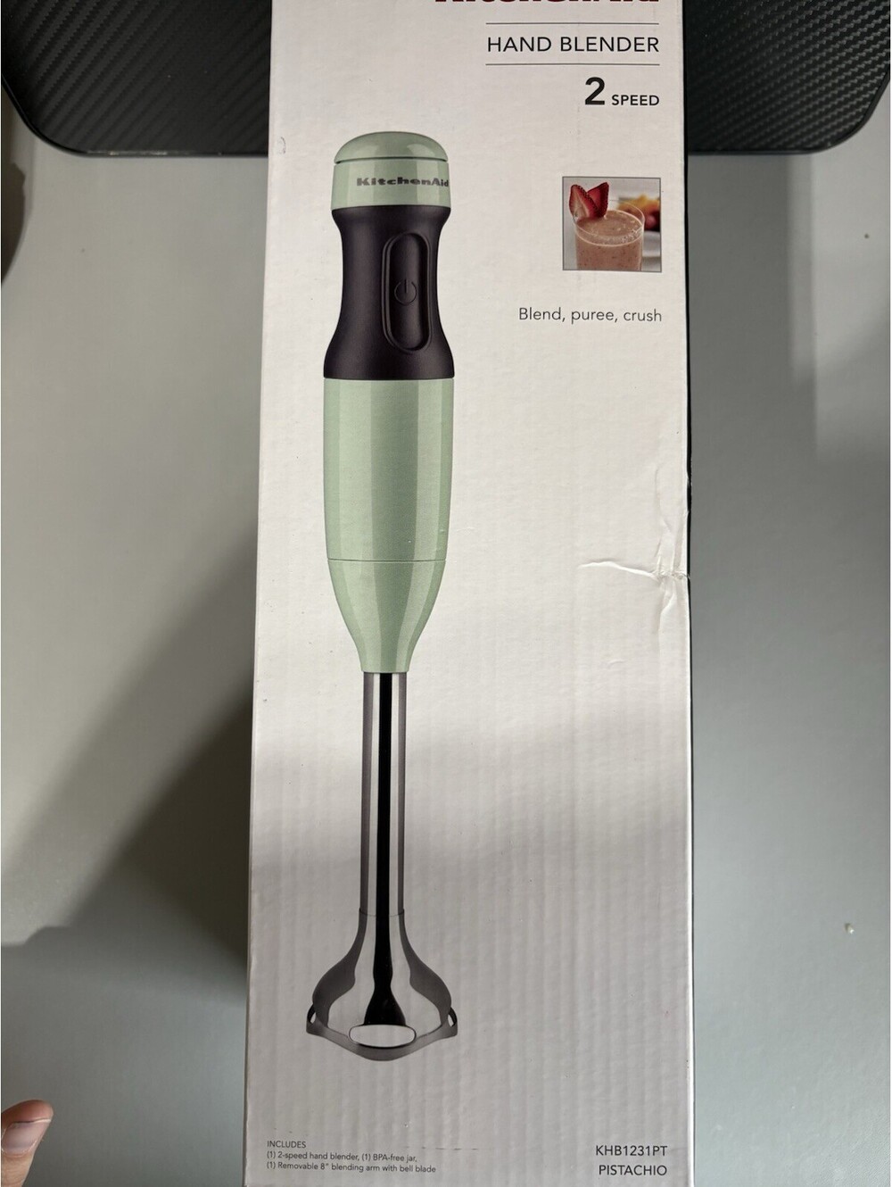 KitchenAid Kitchen Aid Hand Blender Pistachio KHB1231PT - New Sealed - Free S&H